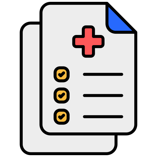 rapport médical Icône gratuit