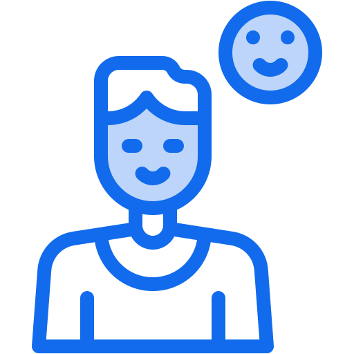 satisfecho icono gratis