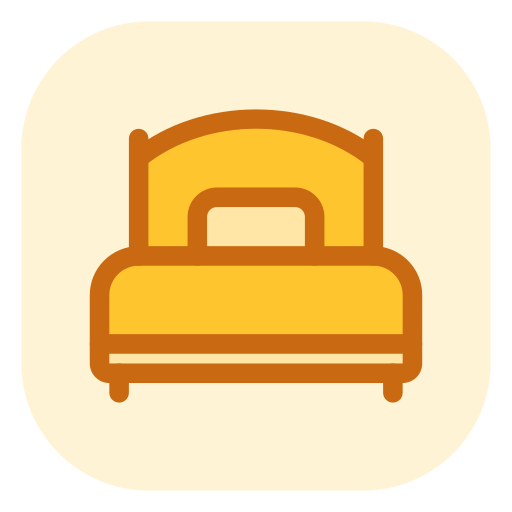 cama individual icono gratis