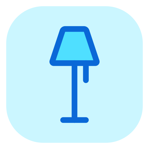Standing lamp free icon Standing lamp free icon