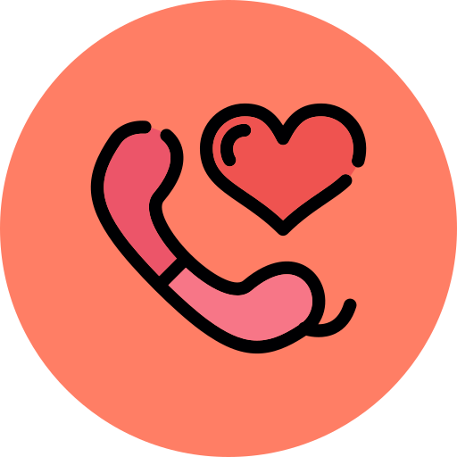chamada de amor grátis ícone chamada de amor grátis ícone