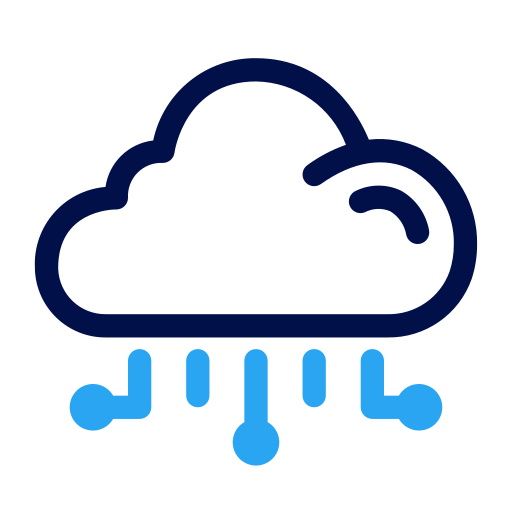 tecnología en la nube icono gratis