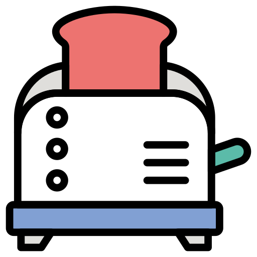Bread toaster free icon