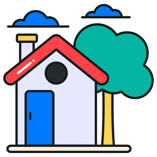 quedarse en casa icono gratis