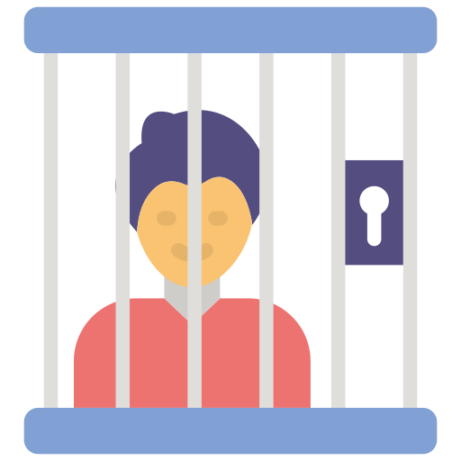 presidiario icono gratis