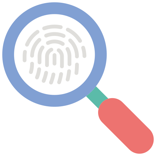 rechercher une empreinte digitale Icône gratuit rechercher une empreinte digitale Icône gratuit