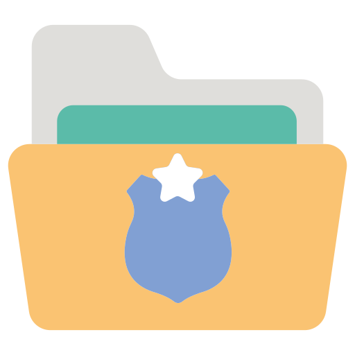 expediente policiaco icono gratis