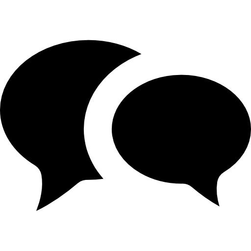 Überlappende sprechblasen kostenlos Icon