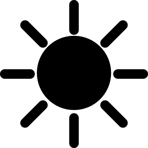 símbolo de brillo icono gratis