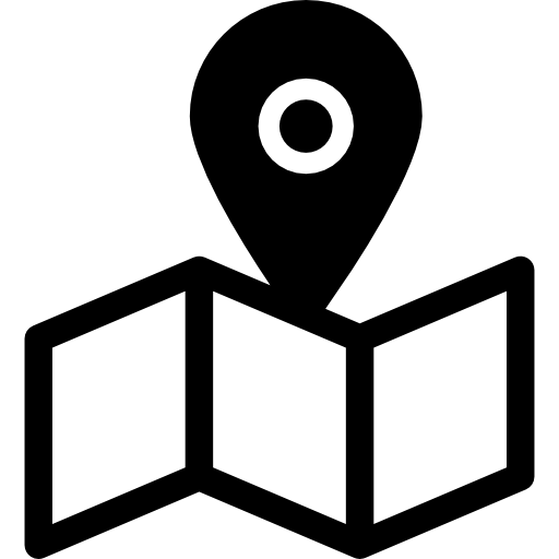 ortungspunkt auf der karte kostenlos Icon
