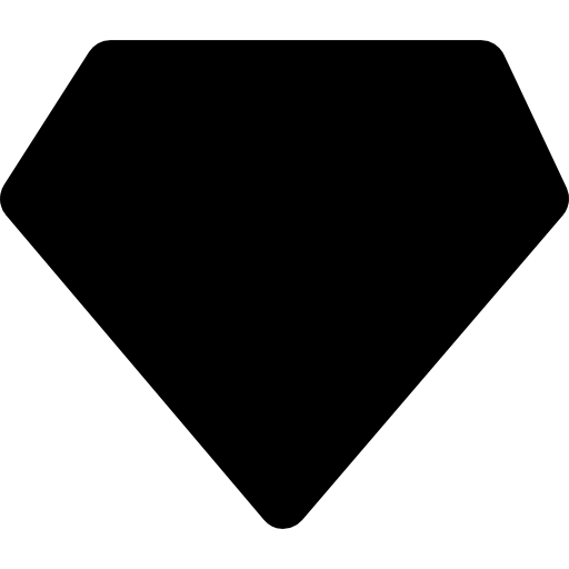 Diamond shape free icon