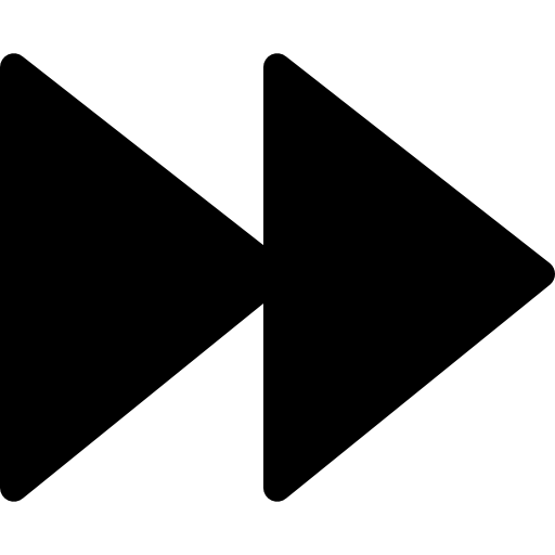 Icono de Botón de avance rápido del reproductor
