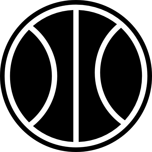 pelota de baloncesto icono gratis