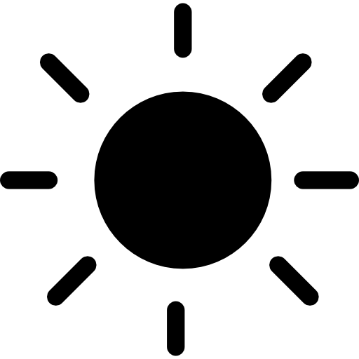 Форма солнца бесплатно иконка