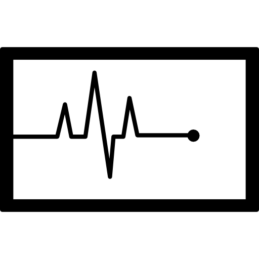 elektrokardiogrammlinie kostenlos Icon