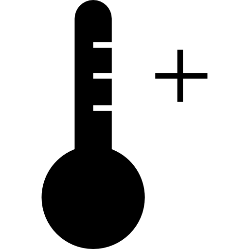 temperatur erhöhen kostenlos Icon