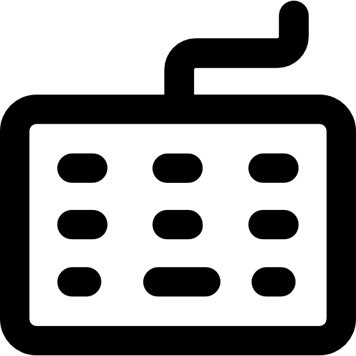 Keyboard free icon