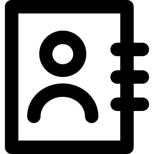 directorio telefónico icono gratis