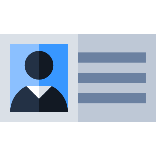 Визитная карточка бесплатно иконка Визитная карточка бесплатно иконка