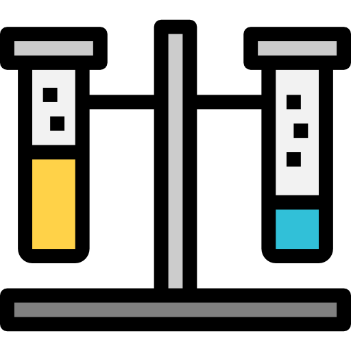 Test tube Detailed Straight Lineal color icon