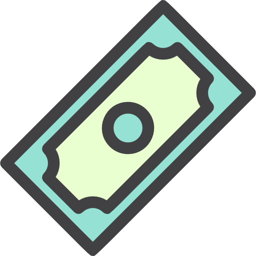 Money Detailed Rounded Lineal color icon