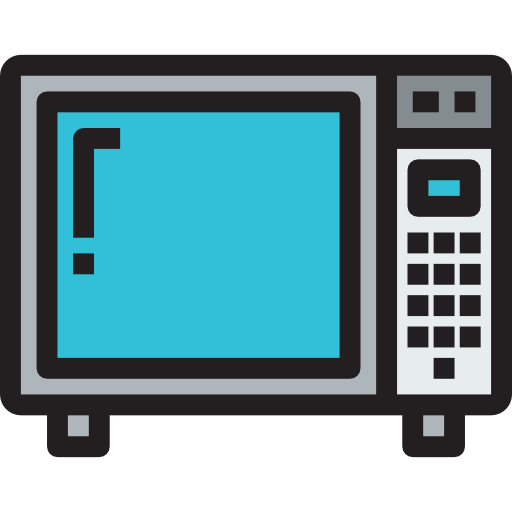 Microwave oven Detailed Straight Lineal color icon