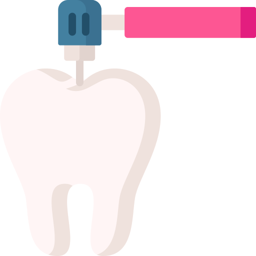 Broca de dente grátis ícone