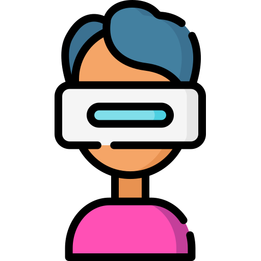 gafas de realidad virtual icono gratis