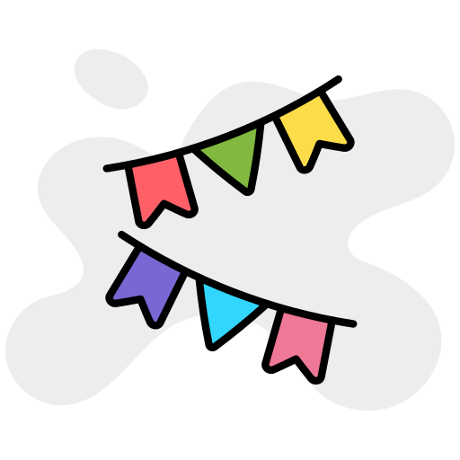 guirnalda icono gratis