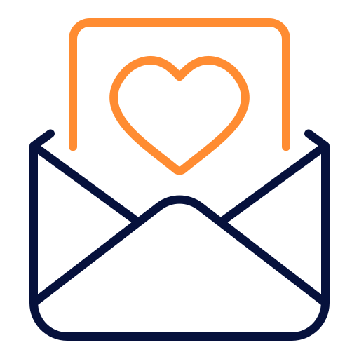 carta de amor grátis ícone