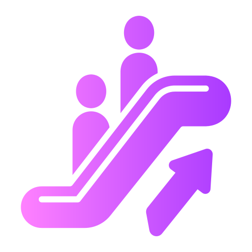 Escalator free icon Escalator free icon