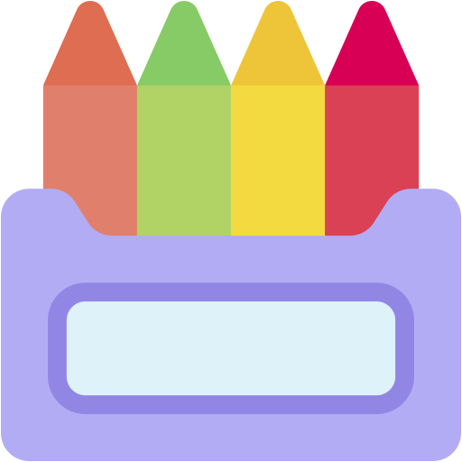 lápices de color icono gratis