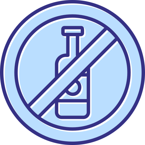 No alcohol free icon