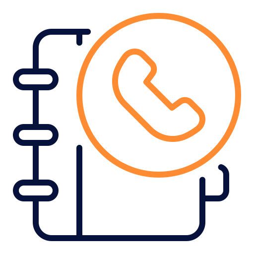 directorio telefónico icono gratis