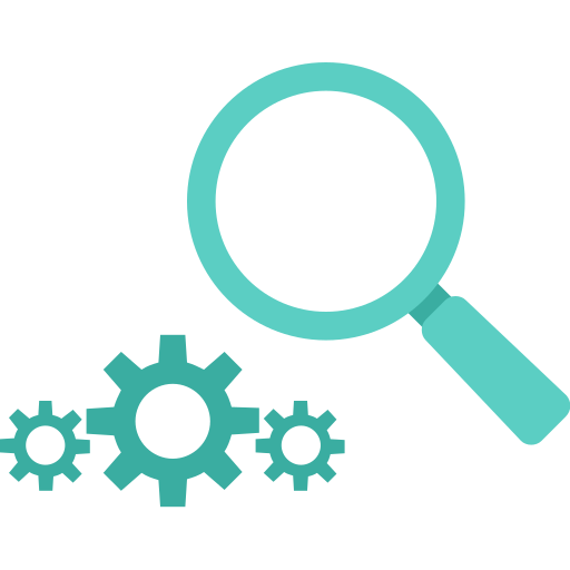 configuración de búsqueda icono gratis