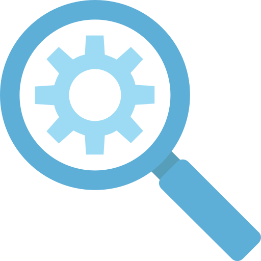 paramètres de recherche Icône gratuit