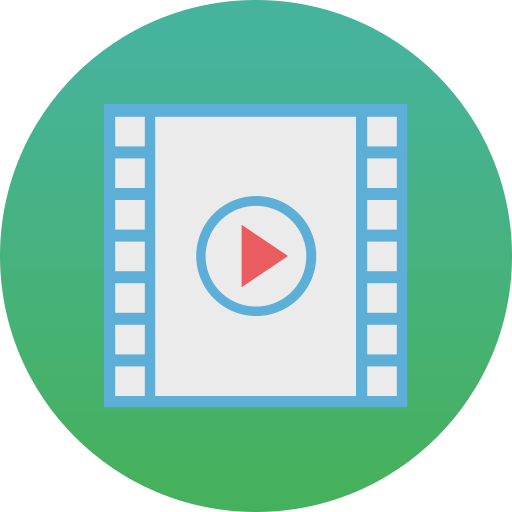 reproductor de películas icono gratis