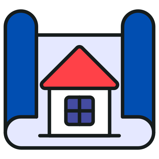 plano de la casa icono gratis