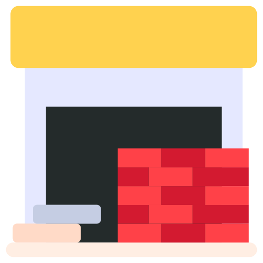 ubicación del mercado comercial icono gratis