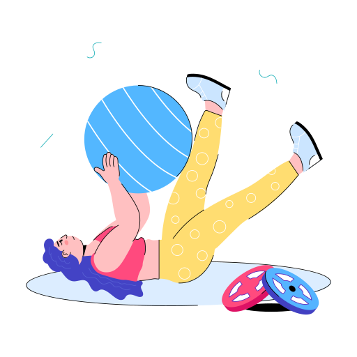 Exercise ball free icon Exercise ball free icon