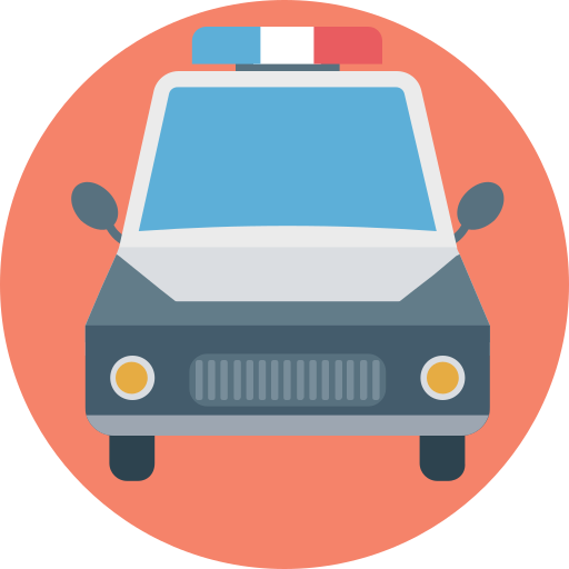 carro de polícia grátis ícone carro de polícia grátis ícone