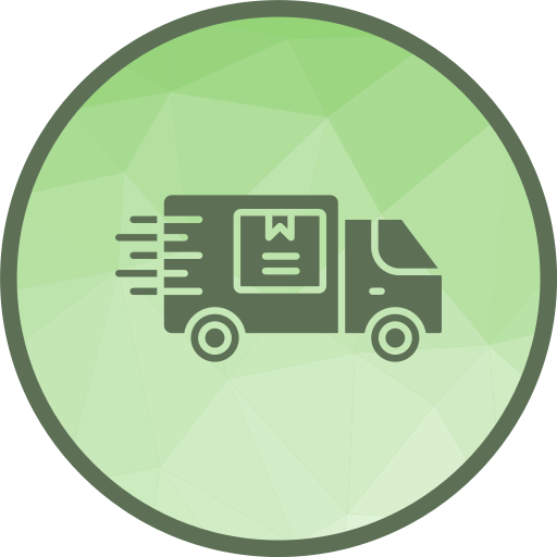 Delivery car free icon