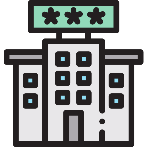 호텔 무료 아이콘