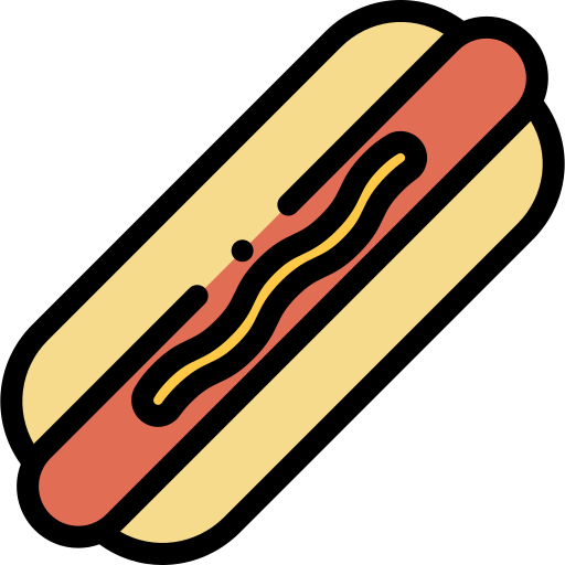 hot dog icono gratis