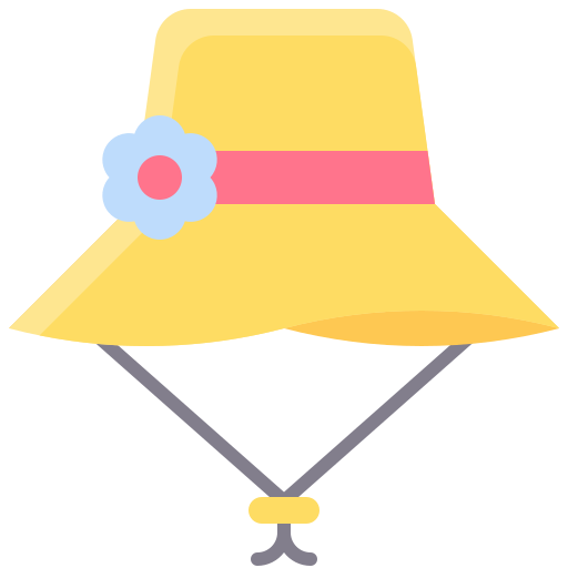 sombrero para el sol icono gratis