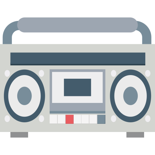 boombox icono gratis