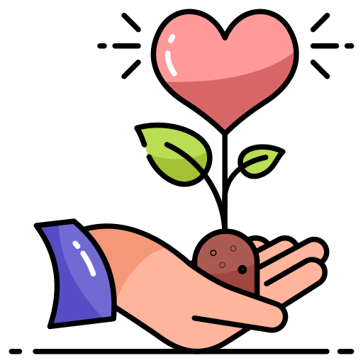 planta de amor icono gratis