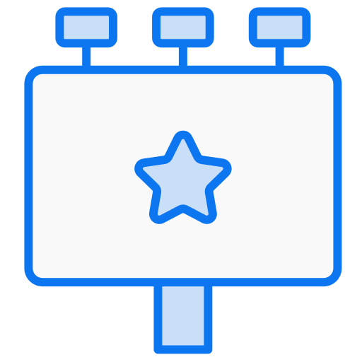 Billboard free icon