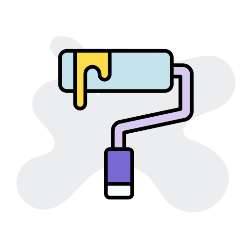 Paint roller free icon Paint roller free icon