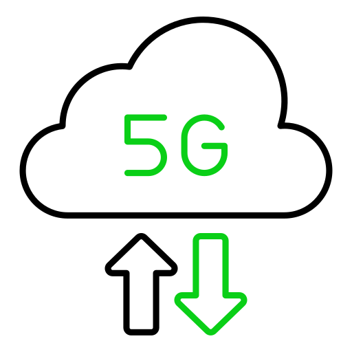 datos 5g icono gratis